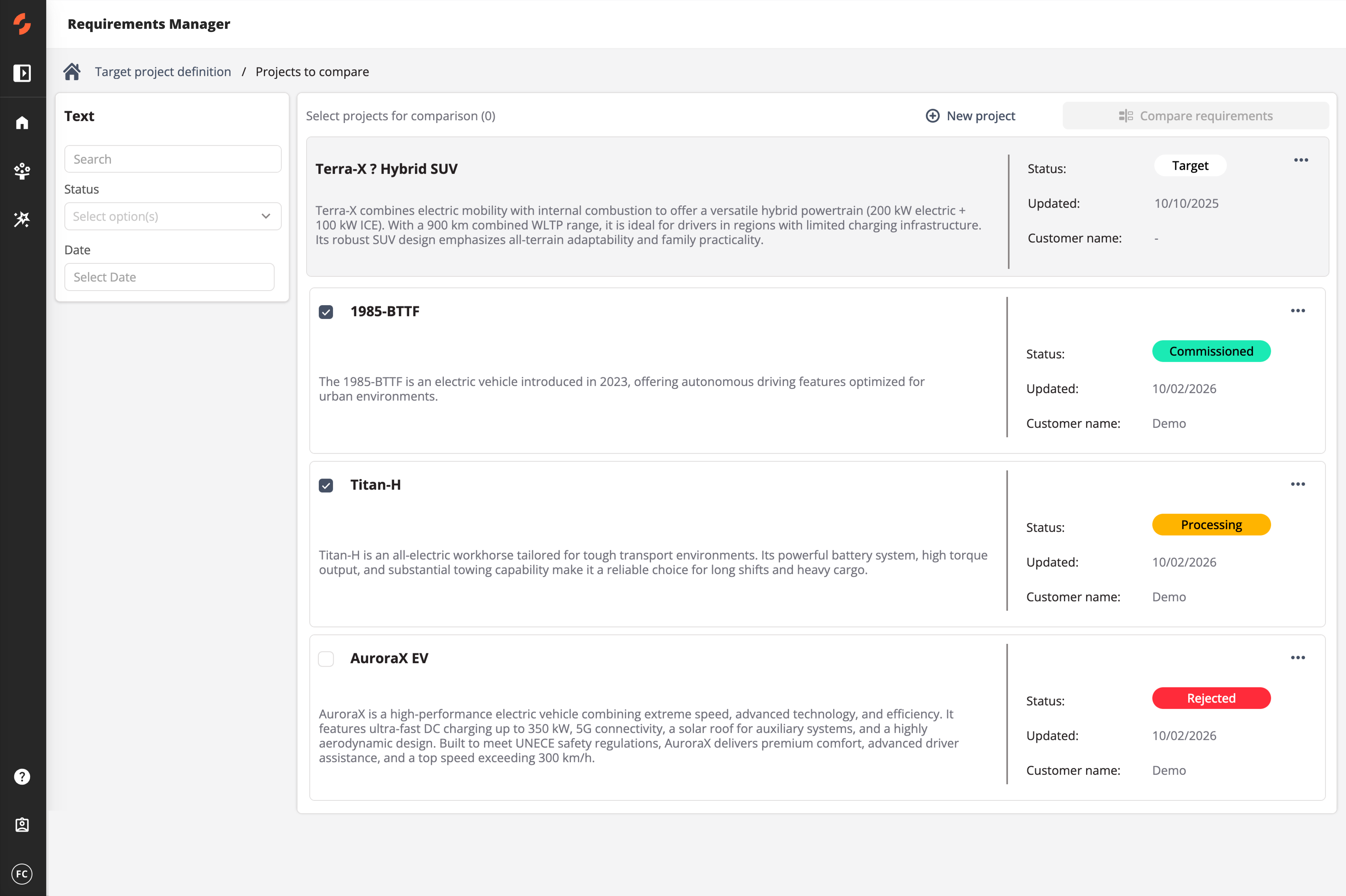 Accelerate proposal creation by matching RfQs with real product data