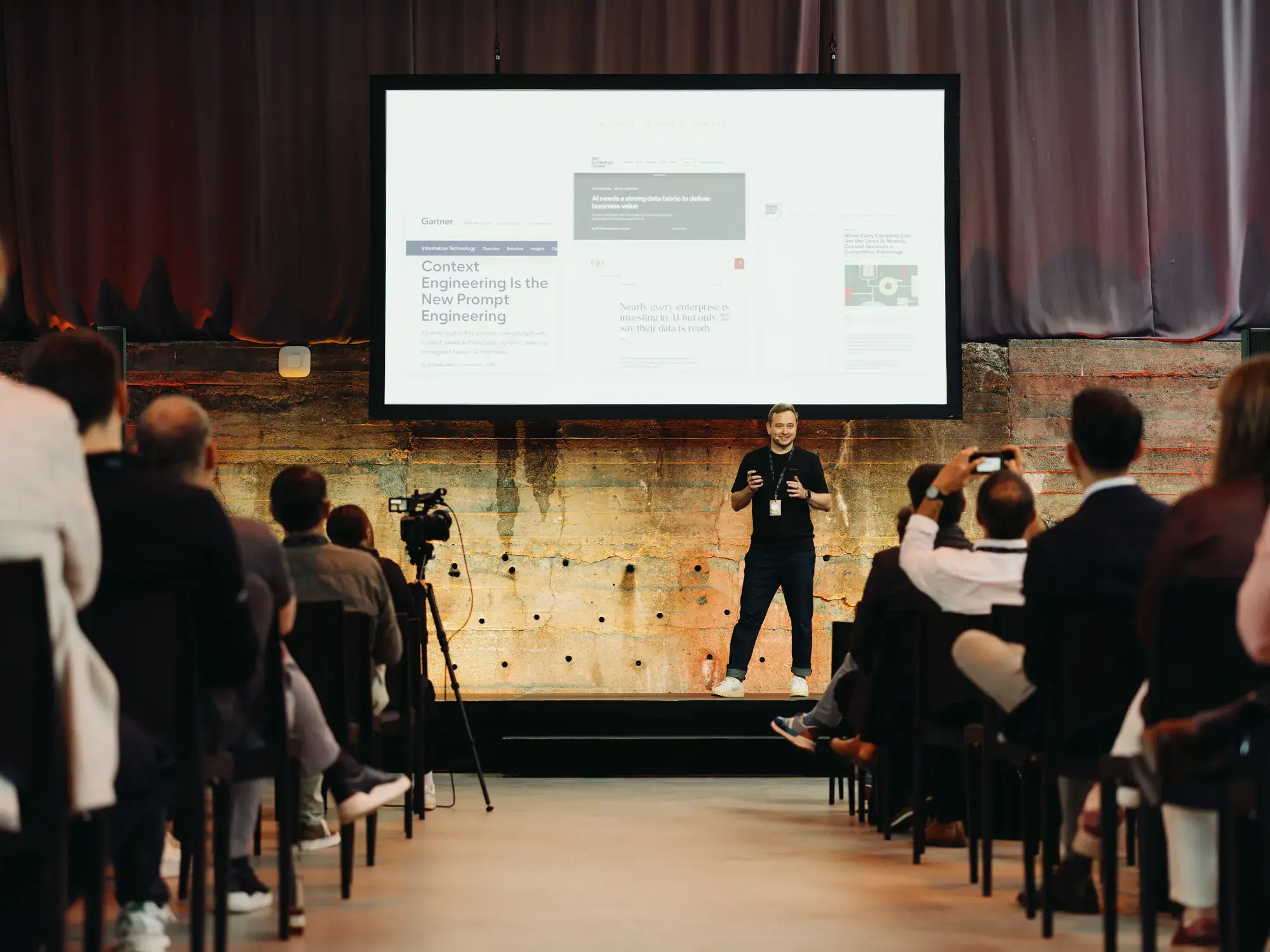The audience during a session at CUBE 2026