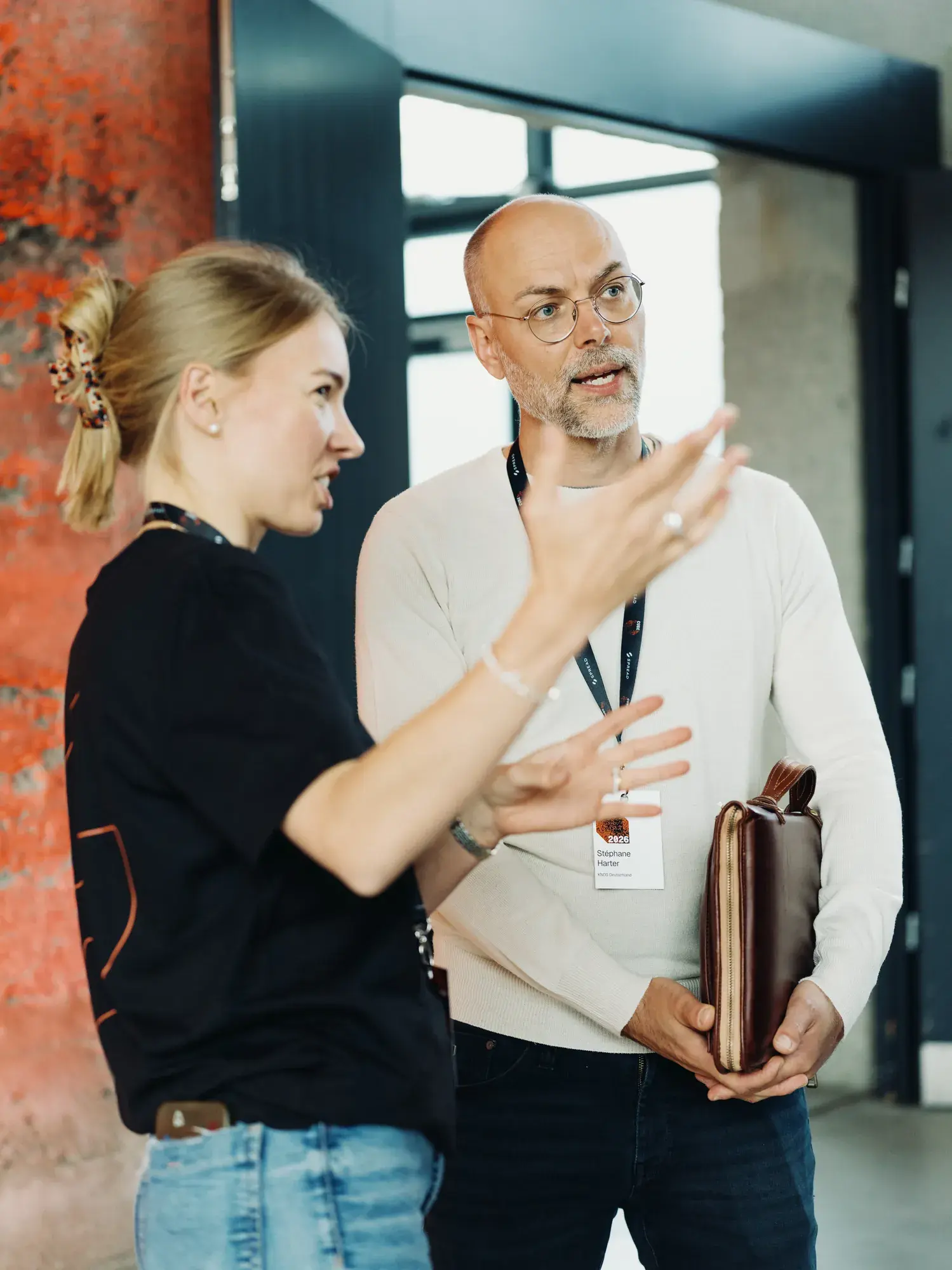 Guests in conversation at CUBE 2026