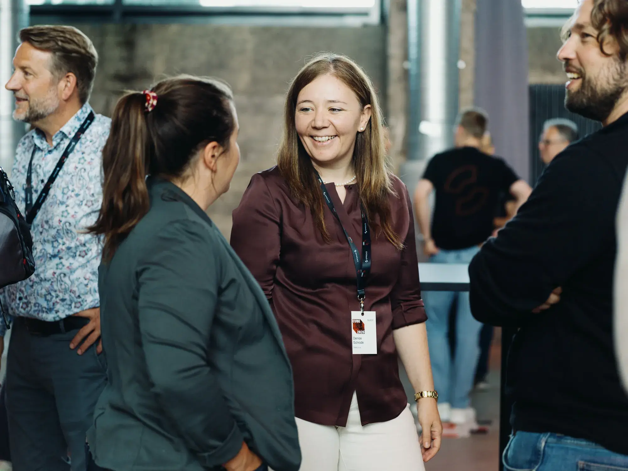 Networking between sessions at CUBE 2026