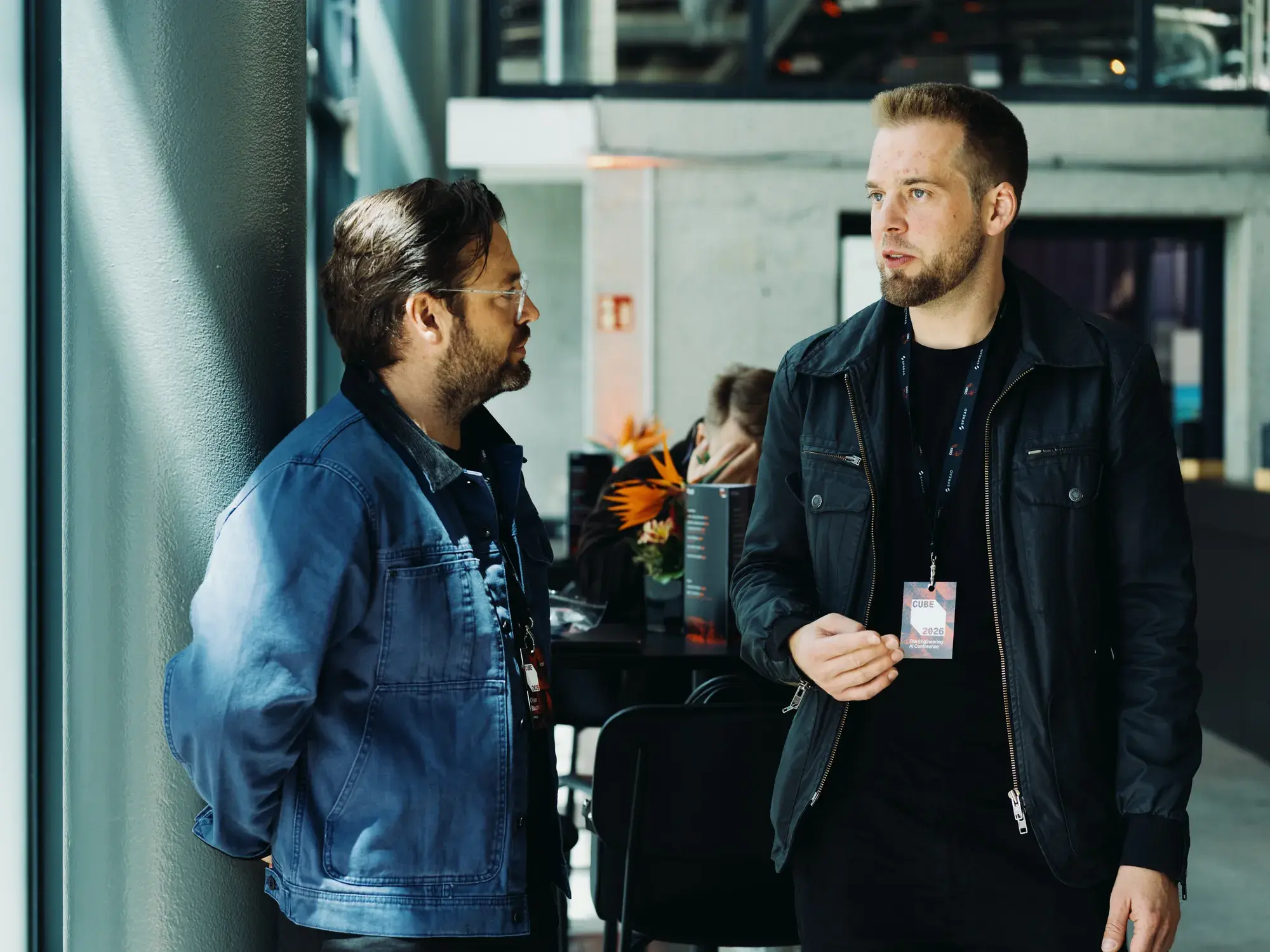Guests in conversation at CUBE 2026