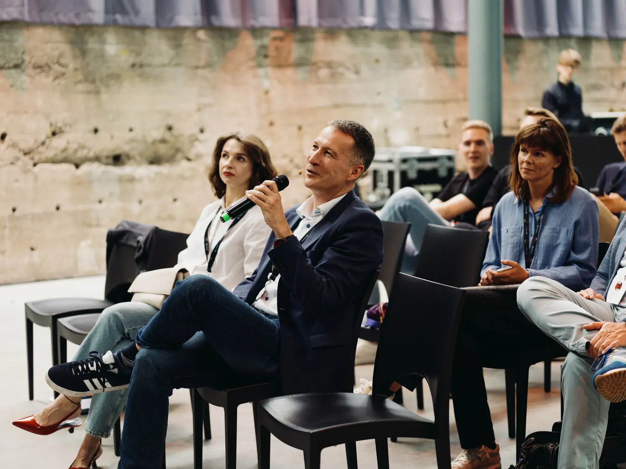 Guests watching a session at CUBE 2026